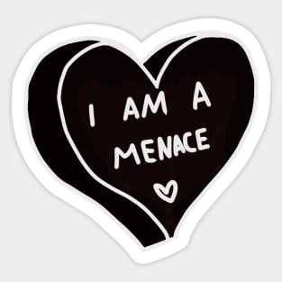 Menace Sticker